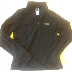 North Face Pullover Black Fleece Size Small